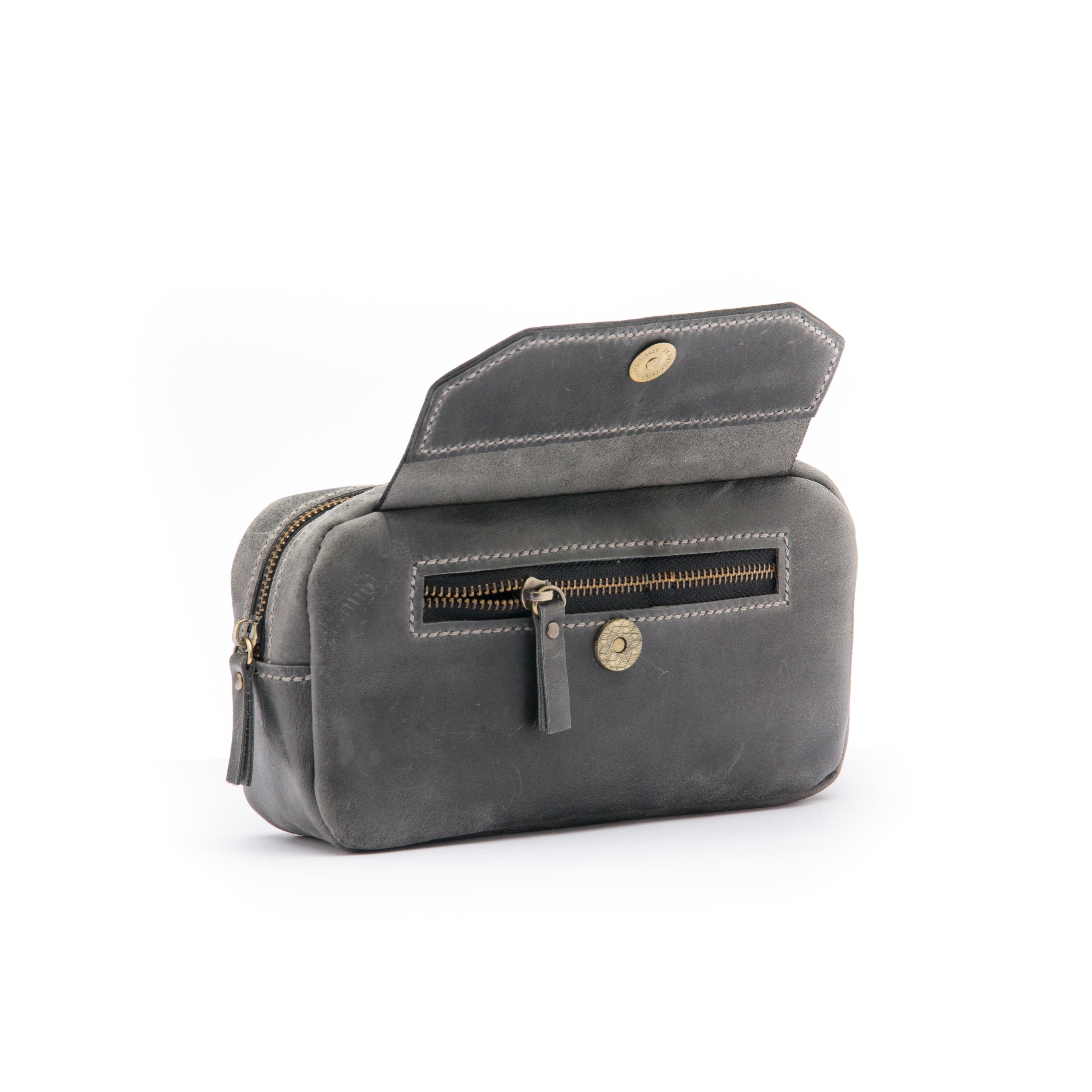Hand Bag . Grey